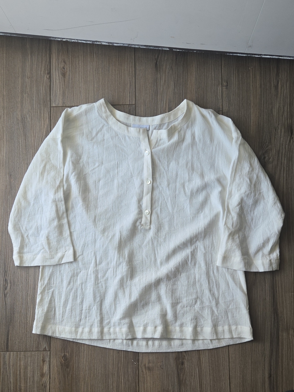 Pure Jill 3/4 Sleeve Cotton Top